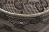 Authentic GUCCI Charmy Shoulder Bag GG Canvas Leather 153010 Brown 6796J
