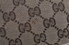 Authentic GUCCI Charmy Shoulder Bag GG Canvas Leather 153010 Brown 6796J
