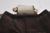 Authentic GUCCI Charmy Shoulder Bag GG Canvas Leather 153010 Brown 6796J