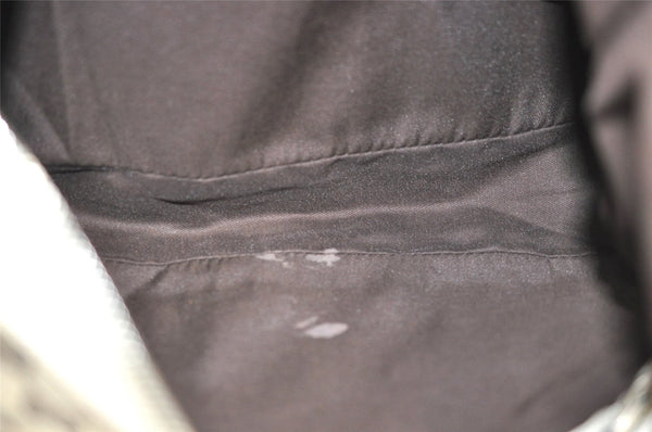 Authentic GUCCI Charmy Shoulder Bag GG Canvas Leather 153010 Brown 6796J