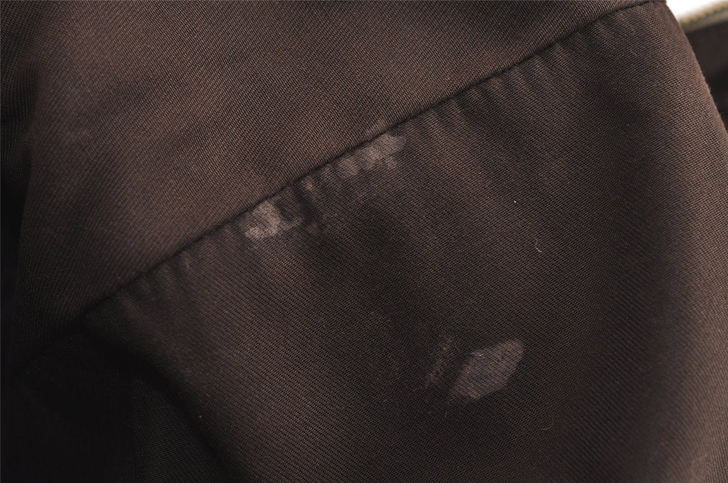 Authentic GUCCI Charmy Shoulder Bag GG Canvas Leather 153010 Brown 6796J