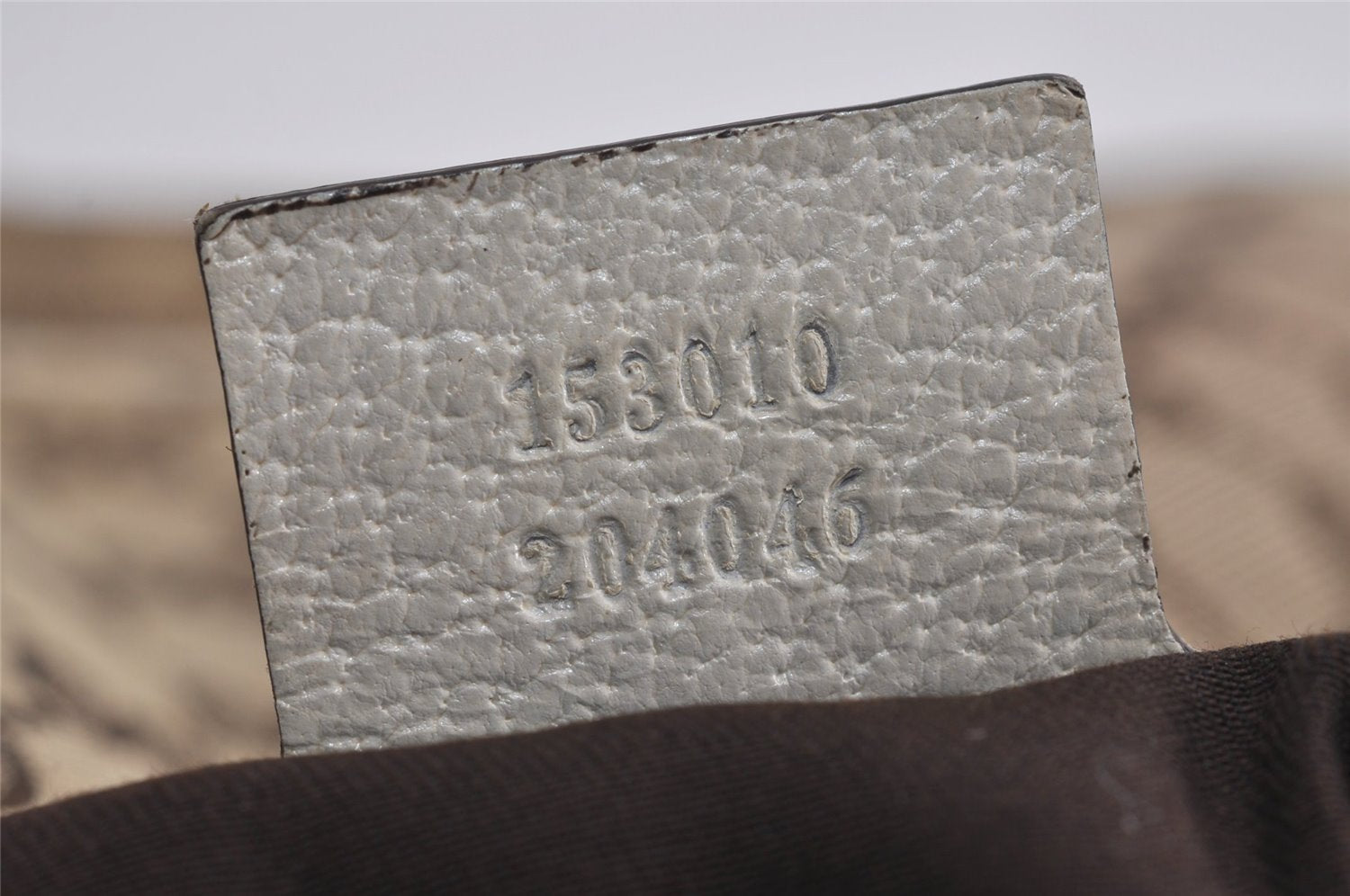 Authentic GUCCI Charmy Shoulder Bag GG Canvas Leather 153010 Brown 6796J