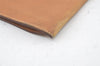 Authentic HERMES Vintage Documents Case Leather Brown 6797K