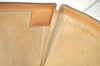 Authentic HERMES Vintage Documents Case Leather Brown 6797K