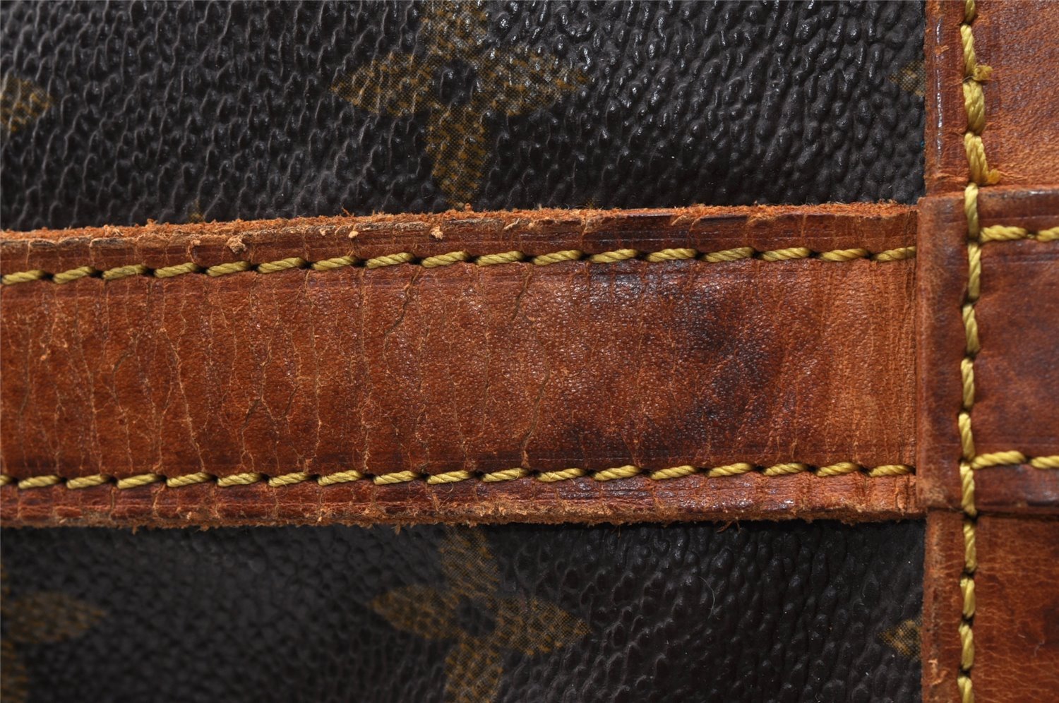 Authentic Louis Vuitton Monogram Noe Shoulder Drawstring Bag M42224 LV 6800I