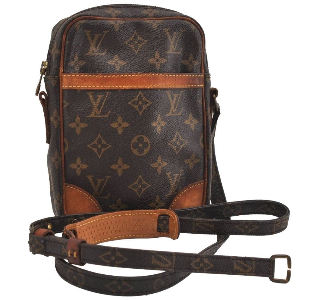 Authentic Louis Vuitton Monogram Danube Shoulder Crossbody Bag M45266 Junk 6801J