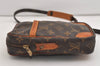 Authentic Louis Vuitton Monogram Danube Shoulder Crossbody Bag M45266 Junk 6801J