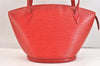 Auth Louis Vuitton Epi Saint Jacques Shopping Shoulder Bag Red M52267 LV 6801K