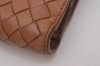 Authentic BOTTEGA VENETA Intrecciato Leather Bifold Wallet Purse Brown Box 6803I