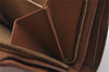 Authentic BOTTEGA VENETA Intrecciato Leather Bifold Wallet Purse Brown Box 6803I