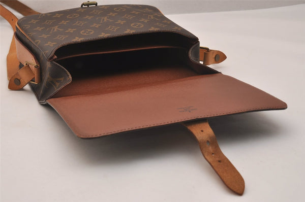 Authentic Louis Vuitton Monogram Cartouchiere GM M51252 Shoulder Cross Bag 6804J