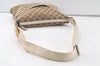 Authentic GUCCI Shoulder Cross Body Bag GG Canvas Leather 145857 Brown 6804K