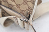 Authentic GUCCI Shoulder Cross Body Bag GG Canvas Leather 145857 Brown 6804K