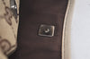 Authentic GUCCI Shoulder Cross Body Bag GG Canvas Leather 145857 Brown 6804K