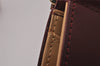 Authentic Cartier Trinity Hand Bifold Wallet Purse Leather Bordeaux Box 6808I