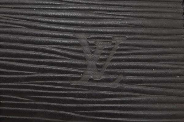 Authentic Louis Vuitton Epi Pochette Accessoires Pouch Black M52952 LV 6809J