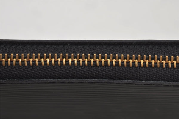 Authentic Louis Vuitton Epi Pochette Accessoires Pouch Black M52952 LV 6809J