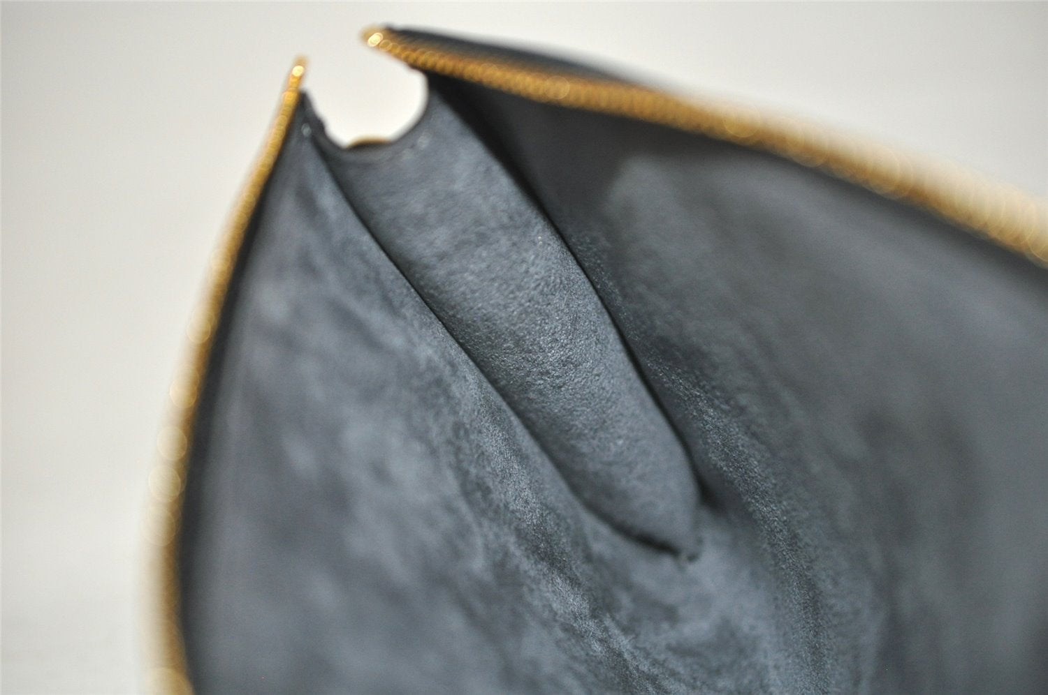 Authentic Louis Vuitton Epi Pochette Accessoires Pouch Black M52952 LV 6809J