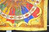 Authentic HERMES Carre 90 Scarf "CARPE DIEM" Silk Yellow 6810J