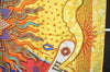 Authentic HERMES Carre 90 Scarf "CARPE DIEM" Silk Yellow 6810J