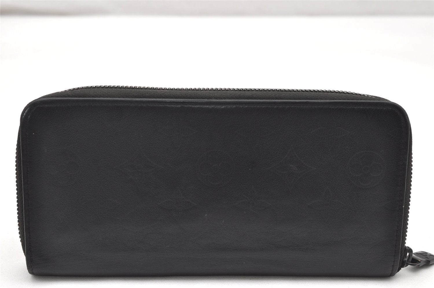 Authentic Louis Vuitton Monogram Shadow Zippy Wallet Vertical M62902 LV 6810K