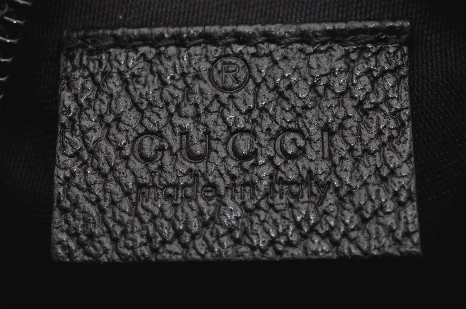 Authentic GUCCI Cigarette Case Pouch Purse GG Canvas Leather 115249 Black 6811I