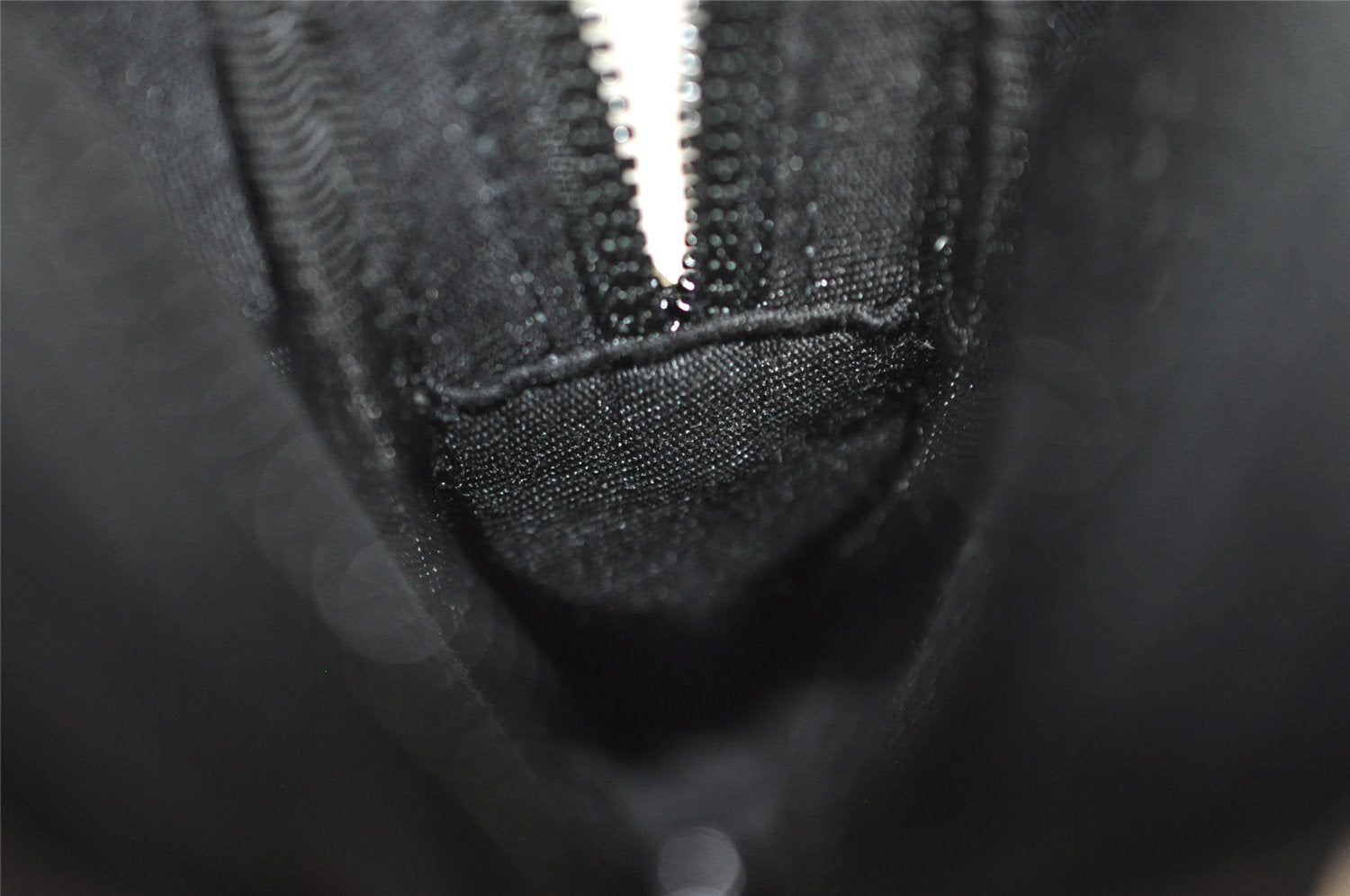 Authentic GUCCI Cigarette Case Pouch Purse GG Canvas Leather 115249 Black 6811I