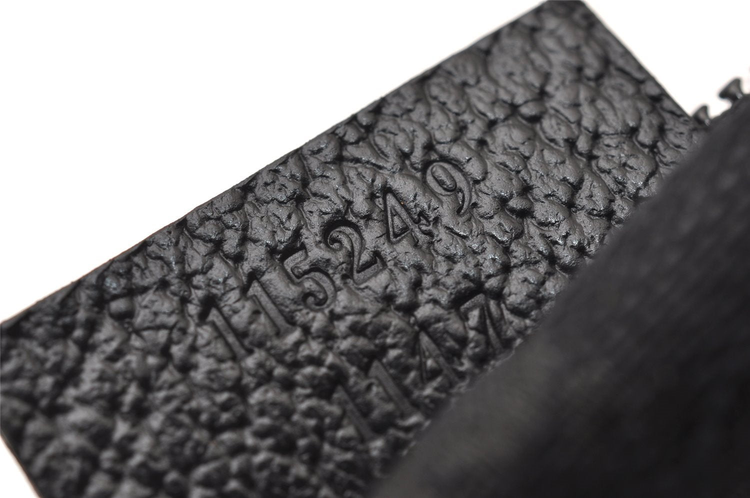 Authentic GUCCI Cigarette Case Pouch Purse GG Canvas Leather 115249 Black 6811I