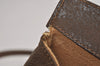 Authentic GUCCI Web Sherry Line Shoulder Cross Bag GG PVC Leather Brown 6813J