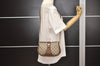 Authentic GUCCI Web Sherry Line Shoulder Cross Bag GG PVC Leather Brown 6813J