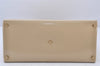 Authentic GUCCI Vintage 2Way Shoulder Hand Bag Enamel Beige Junk 6813K