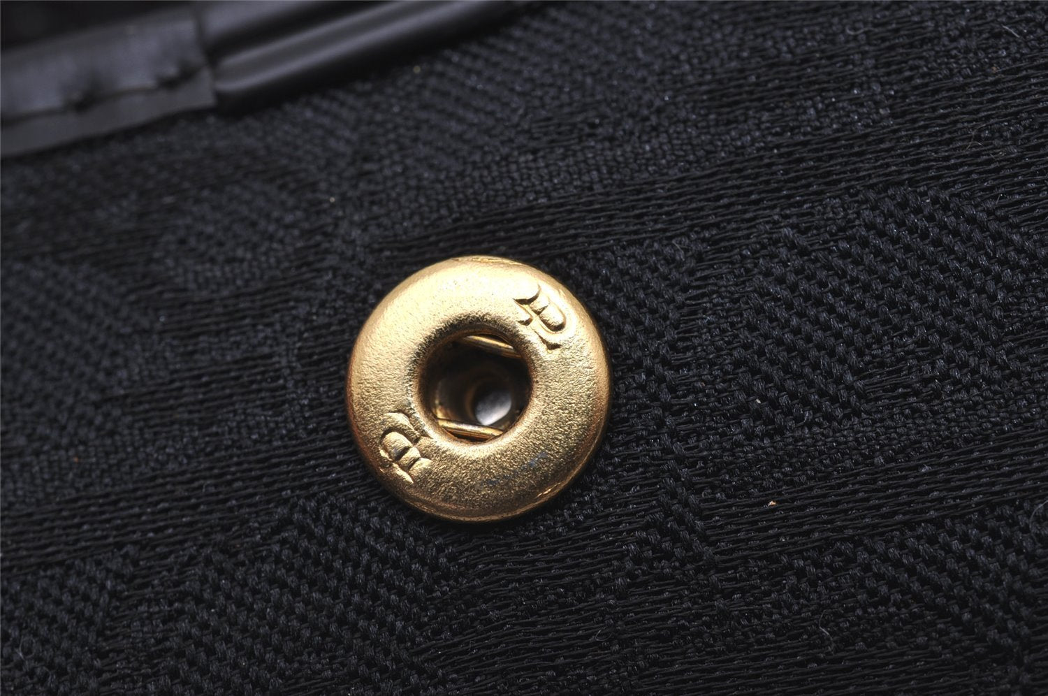 Authentic Christian Dior Trotter 4 Hooks Key Case Canvas Leather Black 6814I