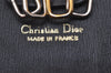 Authentic Christian Dior Trotter 4 Hooks Key Case Canvas Leather Black 6814I