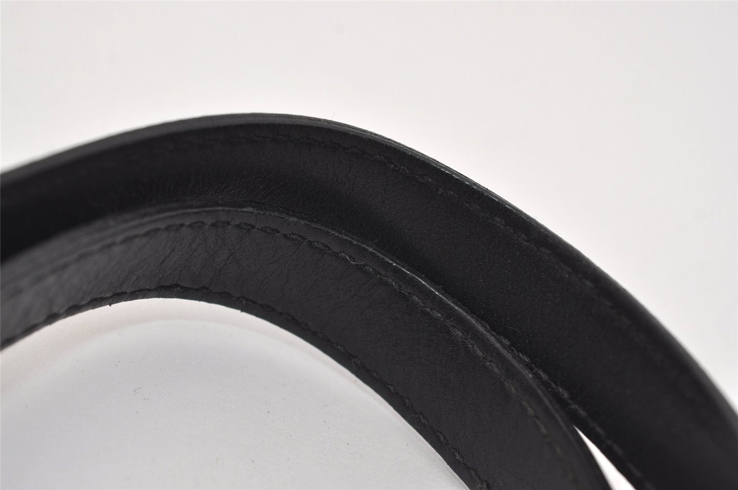 Authentic GUCCI Vintage Shoulder Tote Bag GG Canvas Leather 31244 Black 6816J