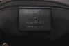 Authentic GUCCI Vintage Shoulder Tote Bag GG Canvas Leather 31244 Black 6816J