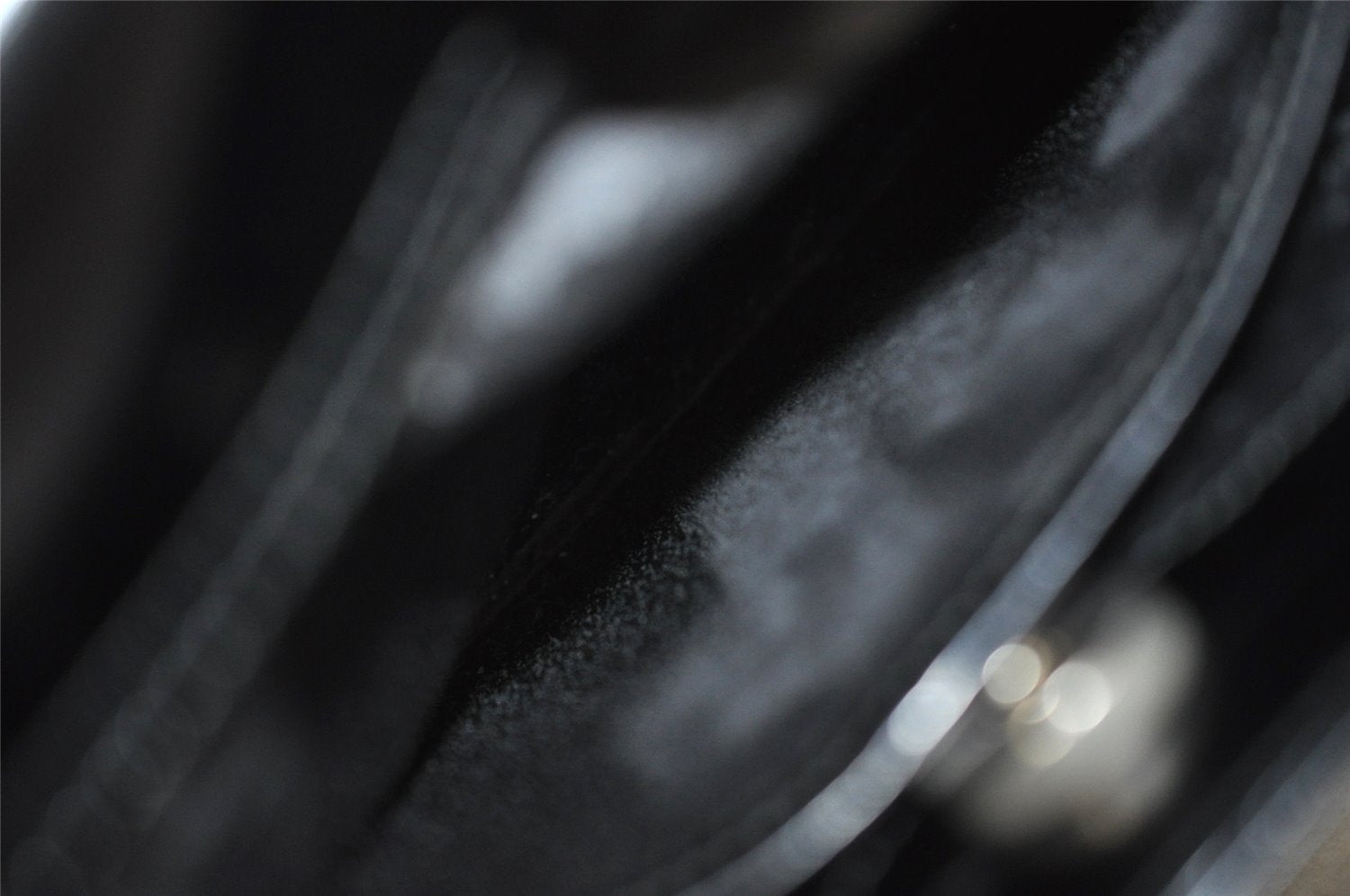 Authentic GUCCI SOHO Vintage Shoulder Hand Bag Purse Enamel Black Junk 6817I