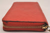 Authentic Louis Vuitton Monogram Empreinte Zippy Wallet Red M60547 LV 6818J