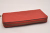 Authentic Louis Vuitton Monogram Empreinte Zippy Wallet Red M60547 LV 6818J