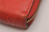 Authentic Louis Vuitton Monogram Empreinte Zippy Wallet Red M60547 LV 6818J