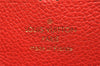 Authentic Louis Vuitton Monogram Empreinte Zippy Wallet Red M60547 LV 6818J