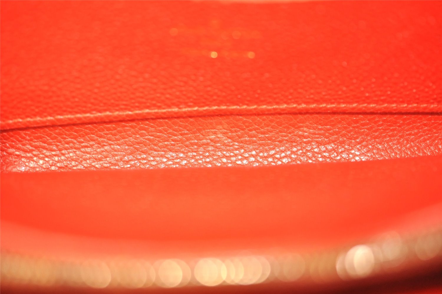 Authentic Louis Vuitton Monogram Empreinte Zippy Wallet Red M60547 LV 6818J