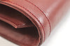 Authentic Cartier Must de Cartier Leather Chain Shoulder Bag Bordeaux Junk 6819K