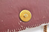 Authentic Cartier Must de Cartier Leather Chain Shoulder Bag Bordeaux Junk 6819K