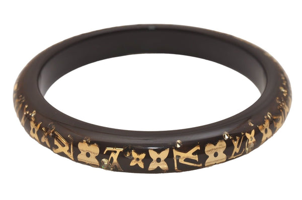 Authentic Louis Vuitton Uncle John TPM Bangle Bracelet Brown M65662 LV 6821J