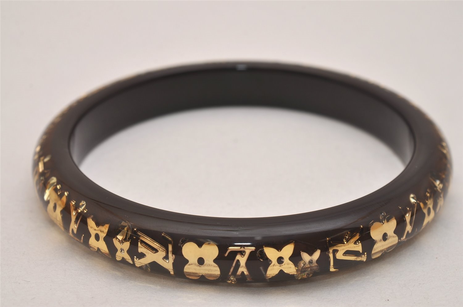 Authentic Louis Vuitton Uncle John TPM Bangle Bracelet Brown M65662 LV 6821J