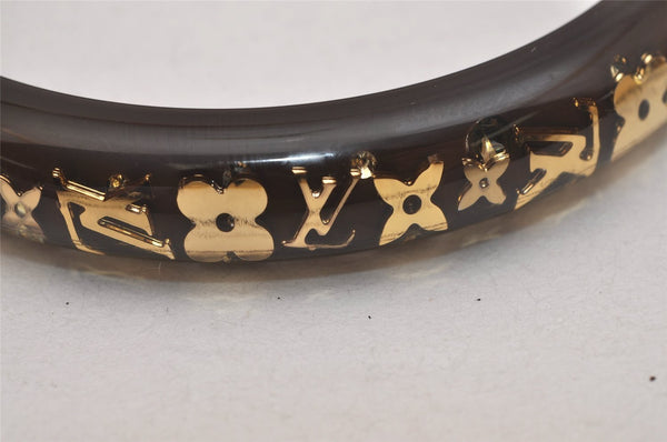 Authentic Louis Vuitton Uncle John TPM Bangle Bracelet Brown M65662 LV 6821J