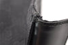 Authentic GUCCI Vintage Pouch Purse GG Canvas Leather 0390991 Black 6822I