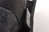 Authentic GUCCI Vintage Pouch Purse GG Canvas Leather 0390991 Black 6822I