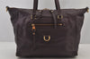 Auth Louis Vuitton Monogram Empreinte Lumineuse PM Tote Bag M40551 Purple 6822J
