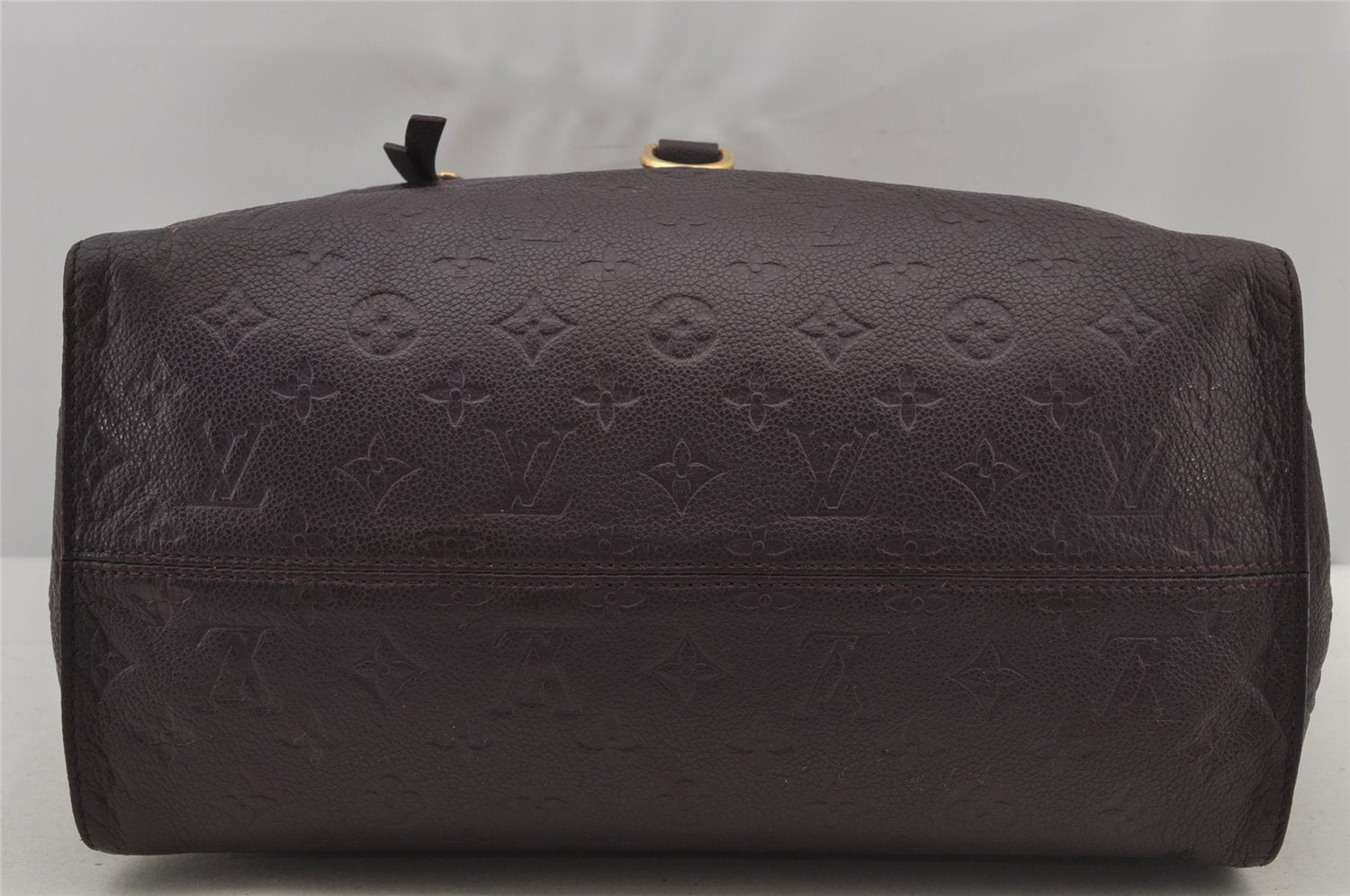 Auth Louis Vuitton Monogram Empreinte Lumineuse PM Tote Bag M40551 Purple 6822J